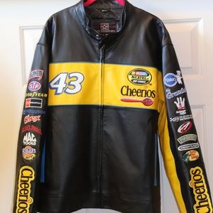 Nascar Cherrios Petty Enterprises Leather Jacket